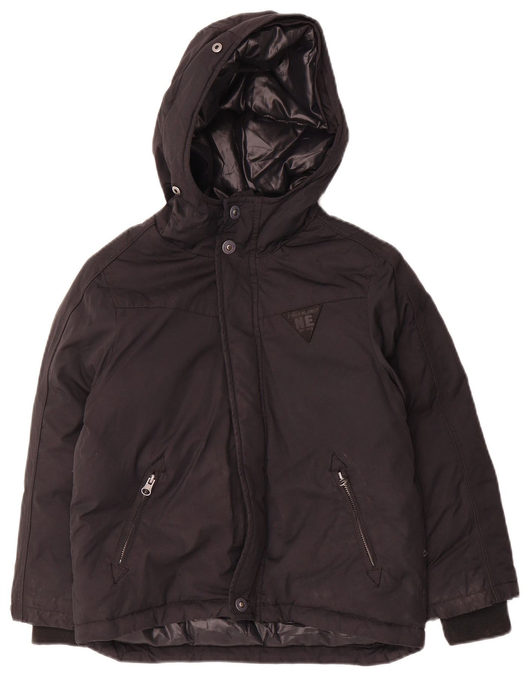 Timberland Chaqueta Acolchada Con Capucha Niño 7-8 Años Negro Poliamida