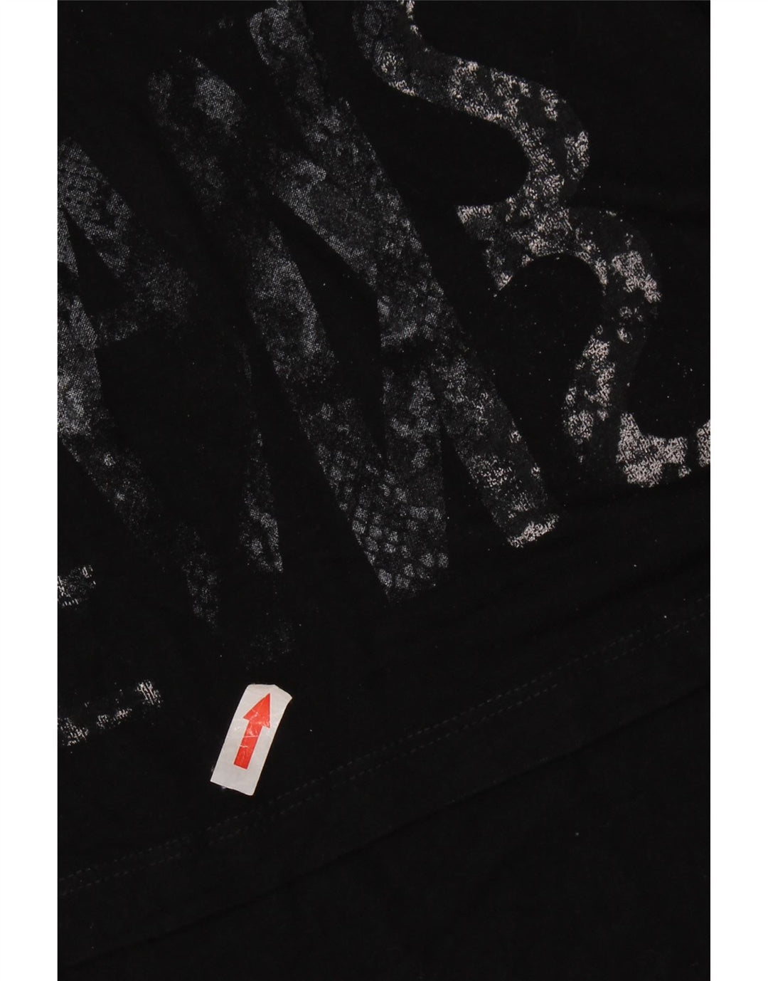 Calvin Klein Camiseta gráfica para mujer Top UK 10 Small Viscosa negra