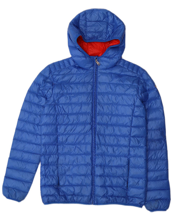 GUESS Chaqueta acolchada con capucha para niño 15-16 años Azul Poliamida