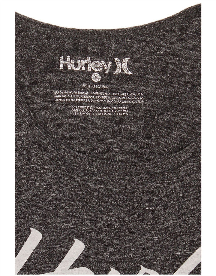 Hurley Hombre Petit Graphic Vest Top Pequeño Poliéster Gris Moteado