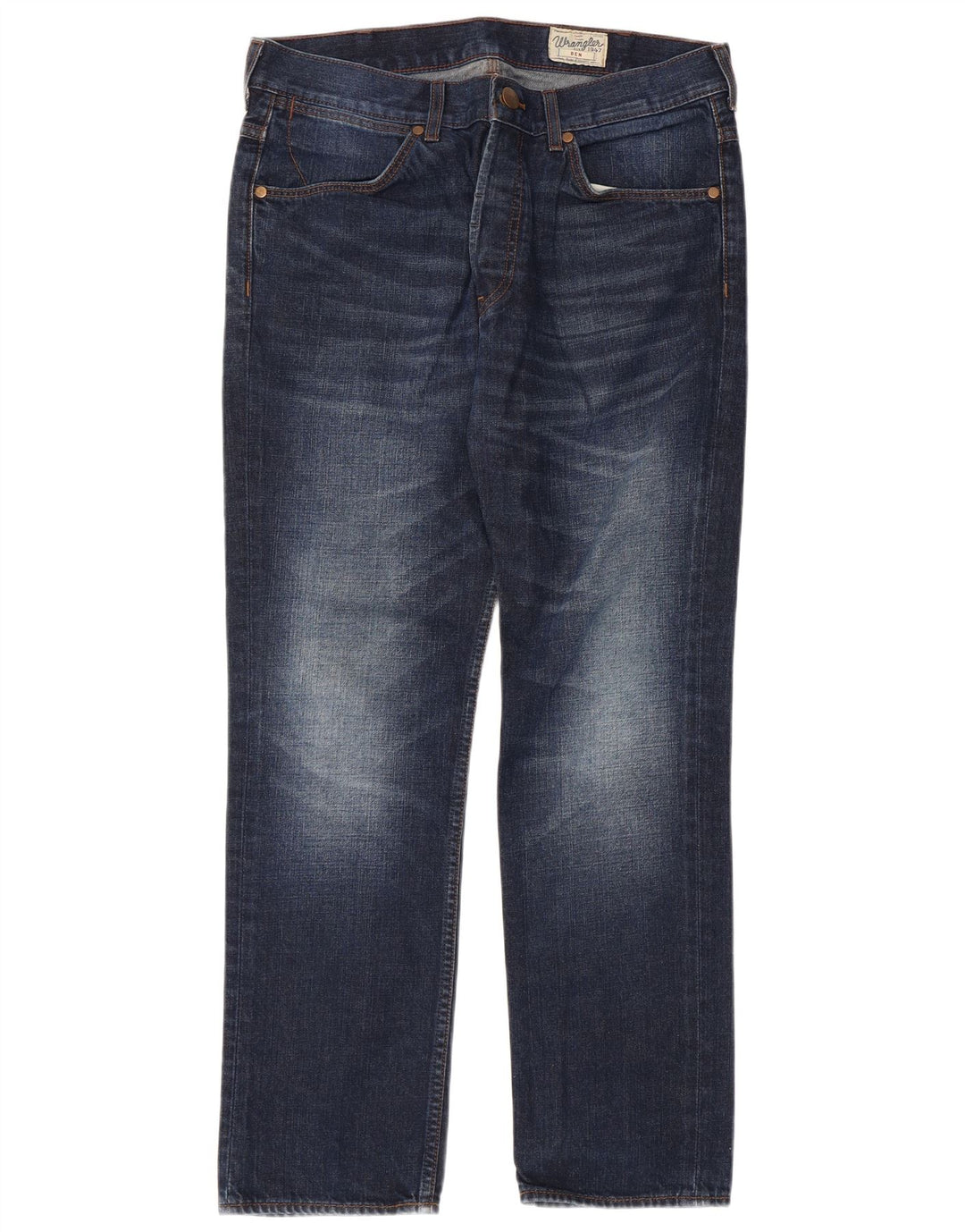 Wrangler Vaqueros rectos Ben para hombre W34 L32 Algodón azul