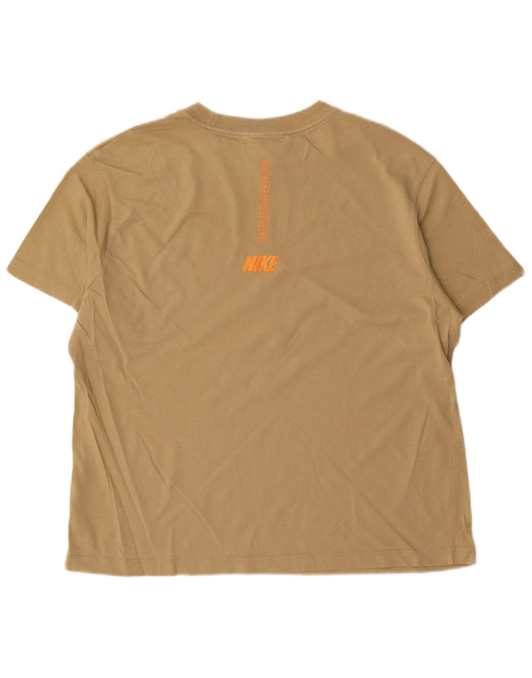 Nike Camiseta gráfica para hombre Top pequeño de algodón caqui