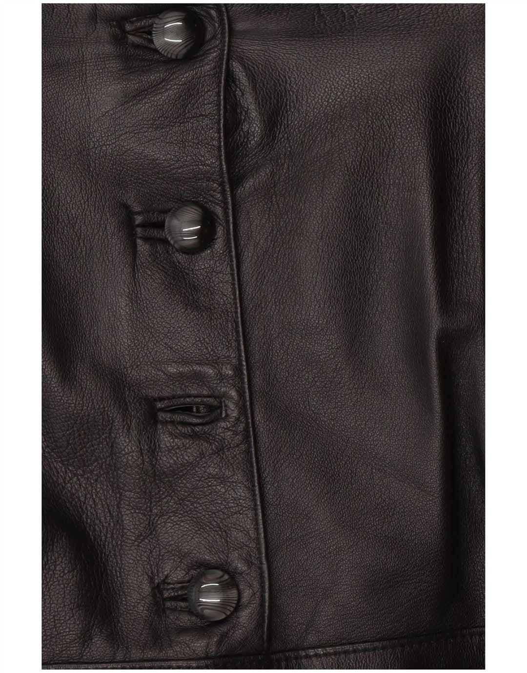 Bizzarro Falda de cuero para mujer IT 46 Large W32 Negro