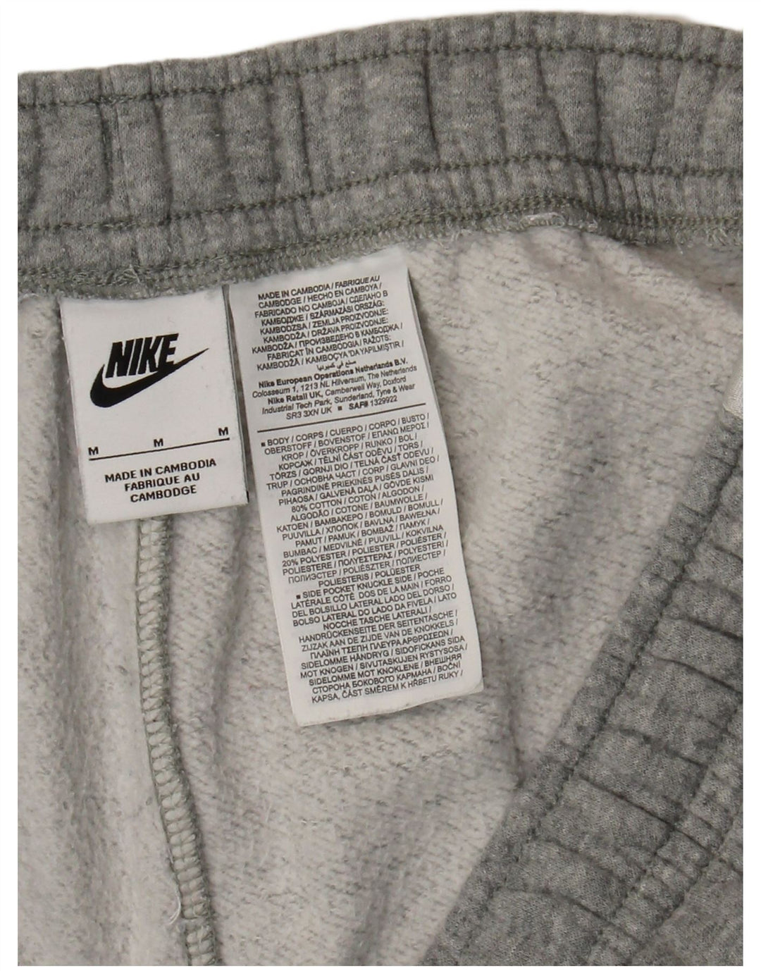 Nike Pantalones De Chándal Gráficos Joggers Gris Medio Colorblock