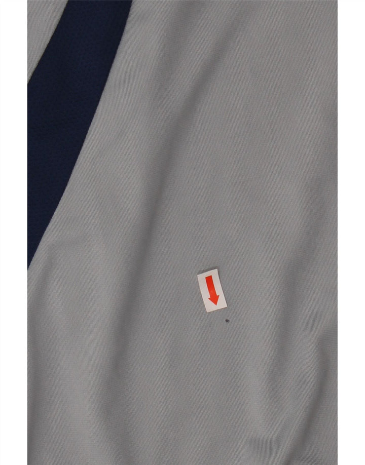 Adidas Mens Climacool Vest Top Grande Gris Colorblock Poliéster