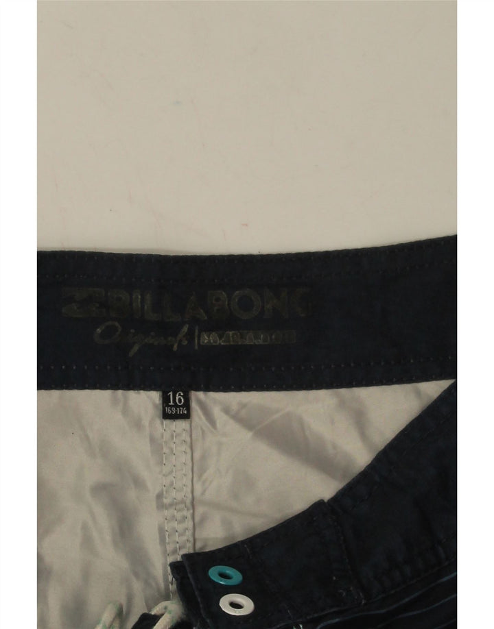 Billabong Bañador tipo shorts para niño 15-16 años Poliéster a rayas multicolor