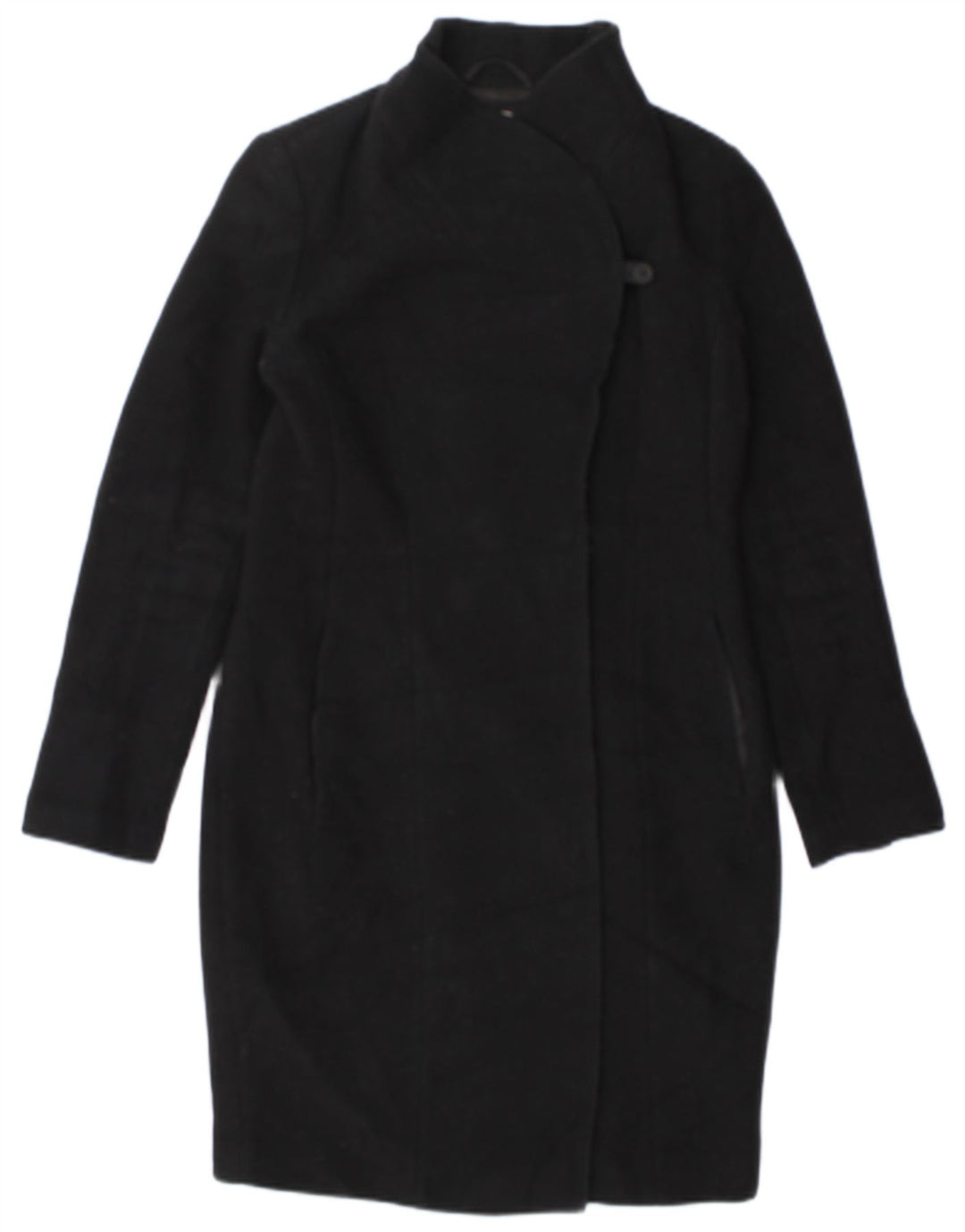 Zara Mujer Abrigo Reino Unido 10 Pequeño Negro