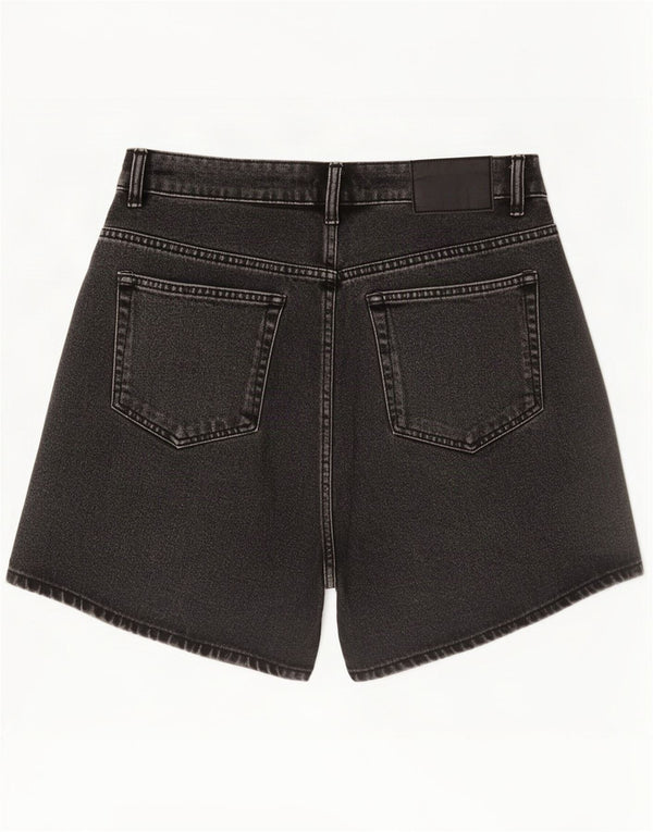 Zara Shorts Vaqueros Mujer EU 40 Medium W30 Algodón Negro