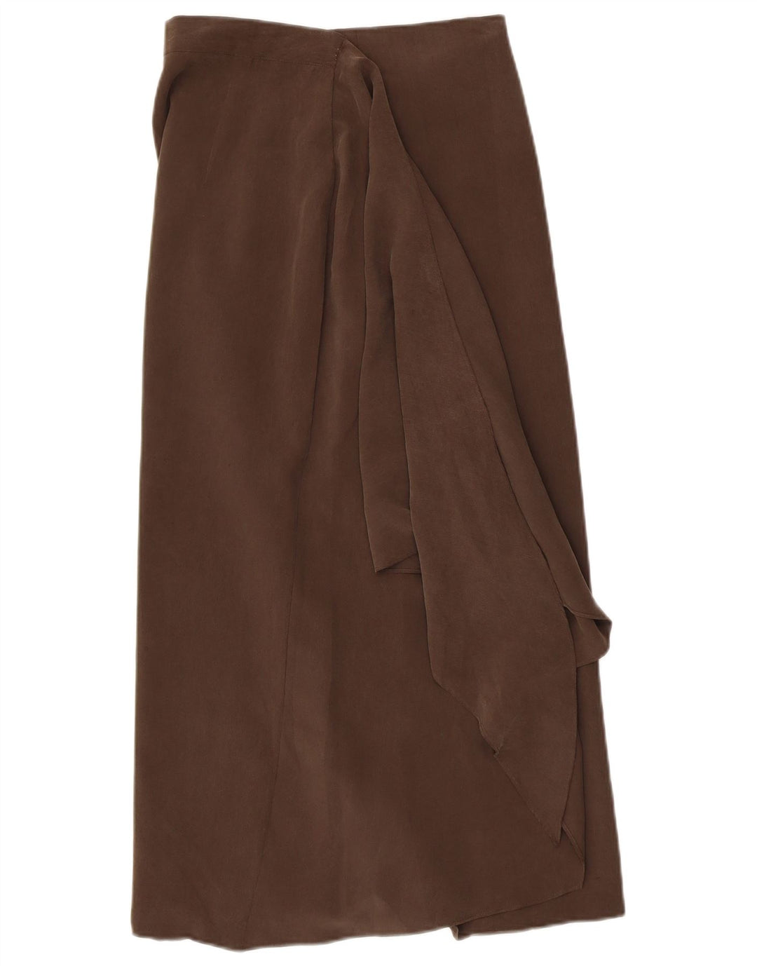 Falda cruzada vintage para mujer W28 gris medio