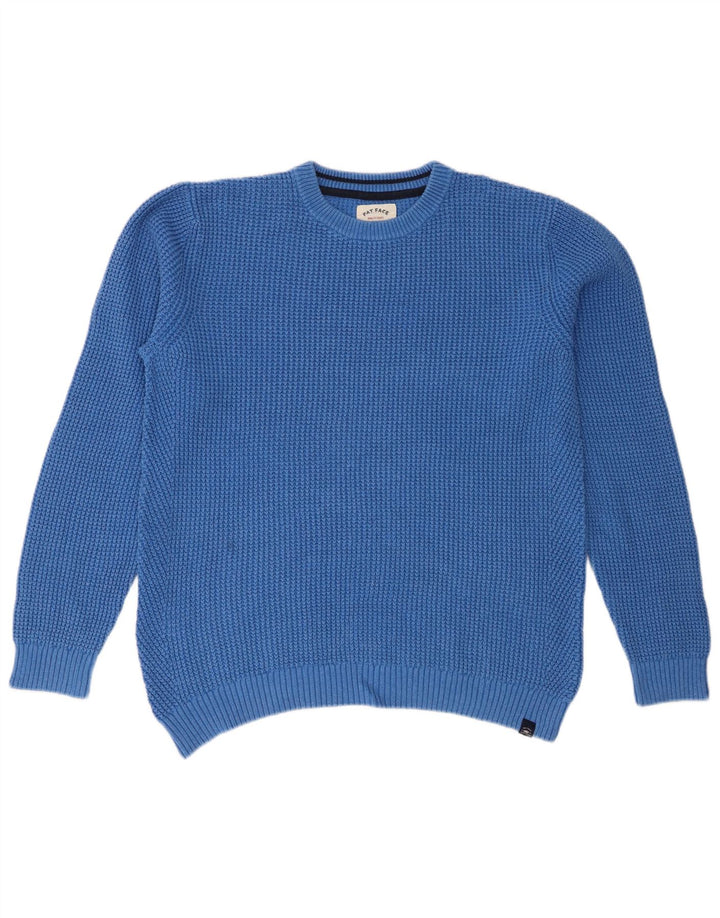 Jersey de corte estándar con cuello redondo para hombre de Fat Face Algodón azul grande