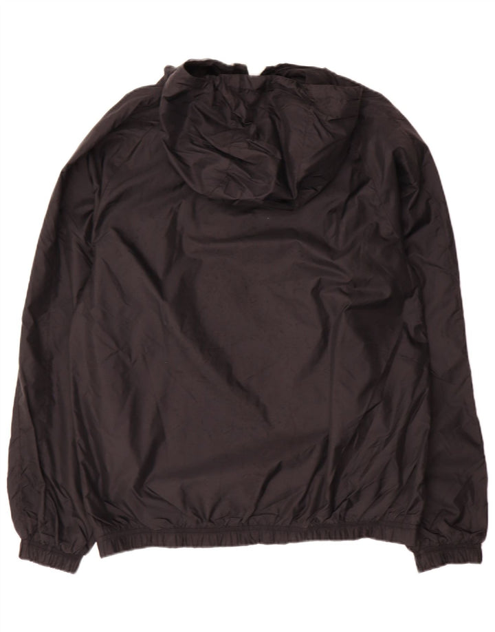 Nike Chaqueta bomber con capucha para hombre UK 36 Small Poliéster negro