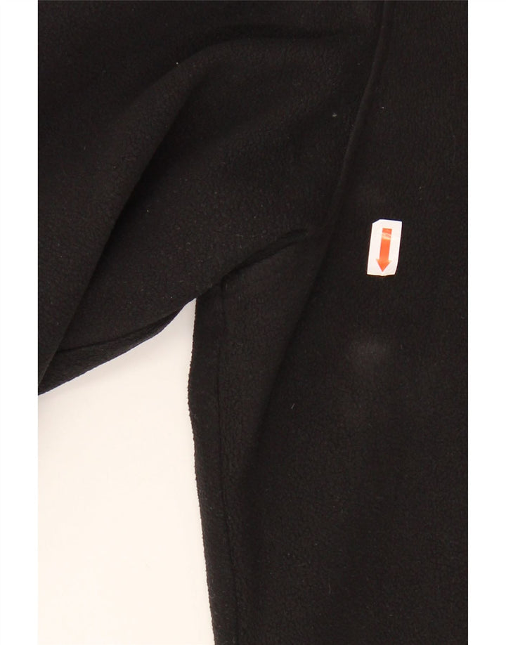 GANT Mens Fleece Jacket UK 38 Medium Black Polyester