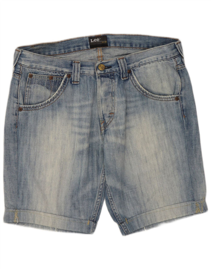 Lee Mens Ripley Shorts De Mezclilla W31 Algodón Azul Medio