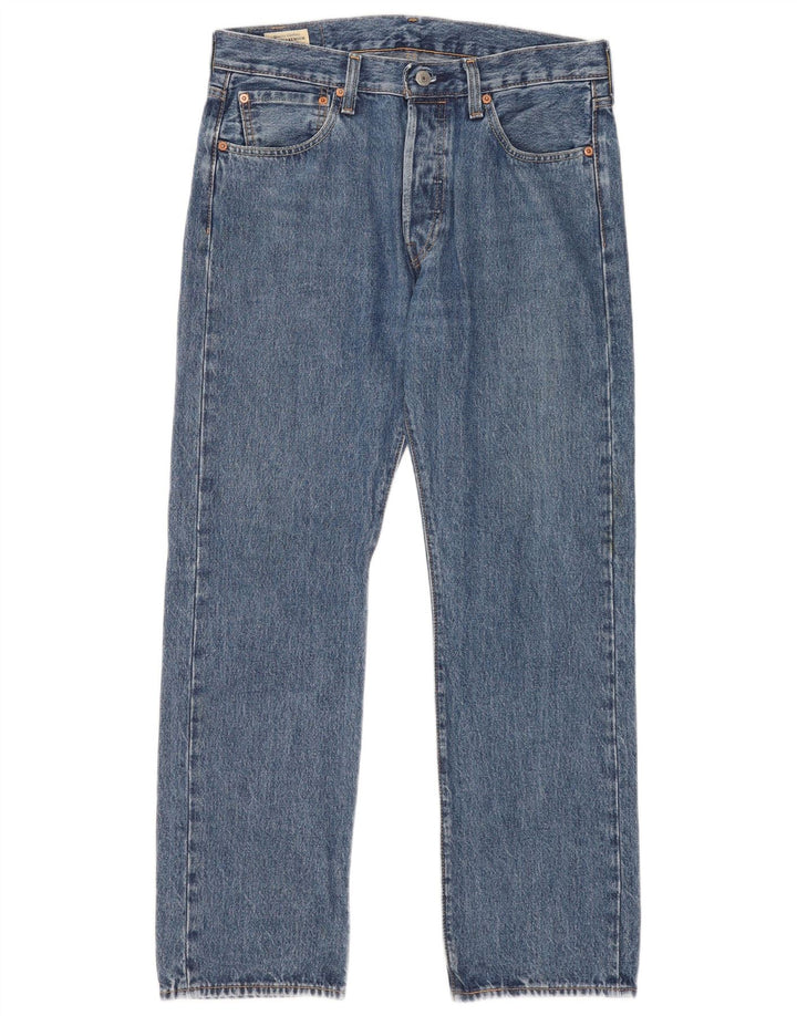Levi's Hombre 501 Vaqueros Rectos W32 L30 Azul