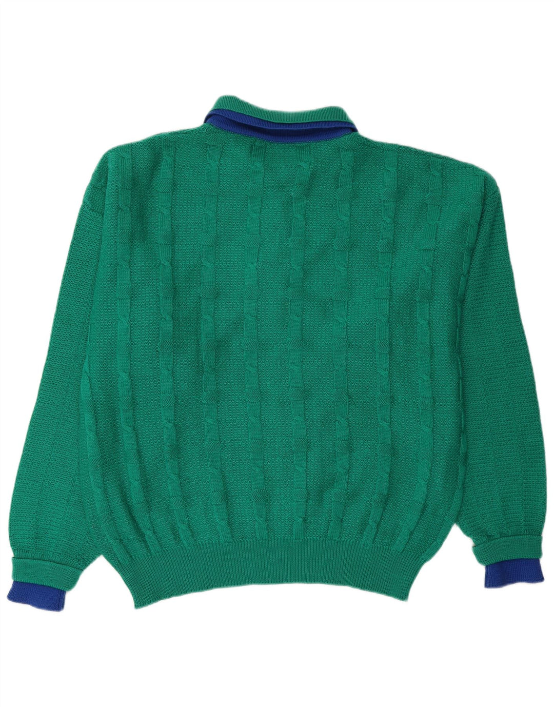 SETTEBELLO Jersey Hombre con Cuello Polo XL Lana Verde
