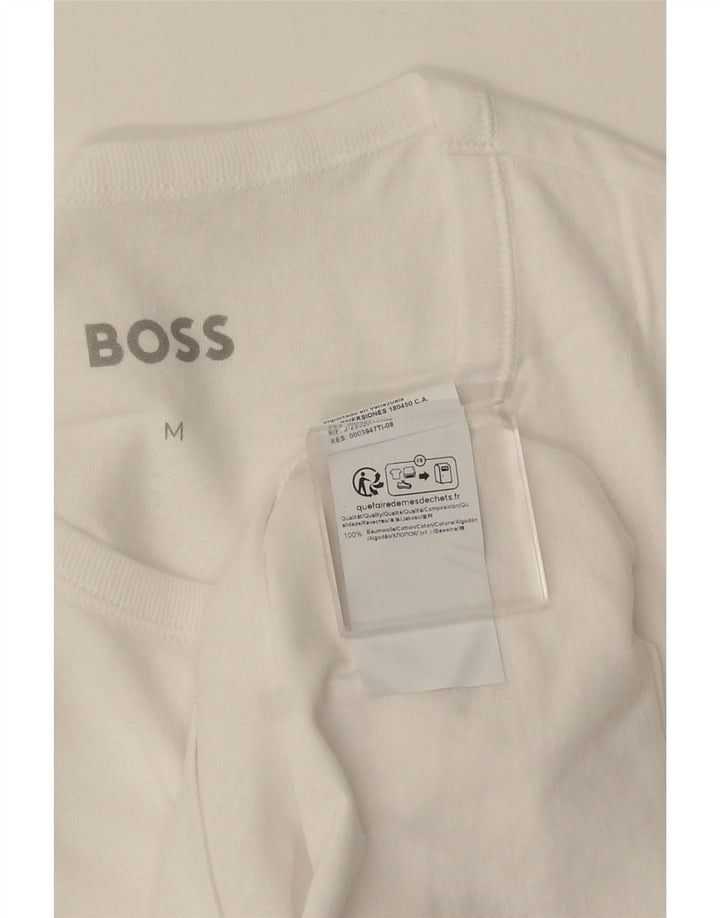 Camiseta HUGO BOSS Hombre Top Medium Blanco Algodón