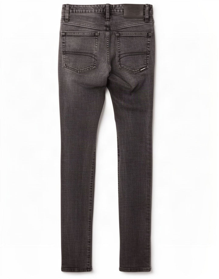 Vaqueros pitillo Superdry para mujer W28 L34 Gris
