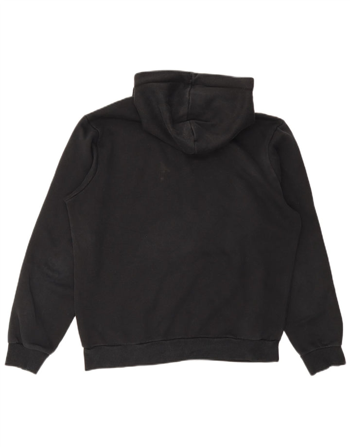 PUMA Jersey con capucha gráfica para hombre Algodón negro mediano