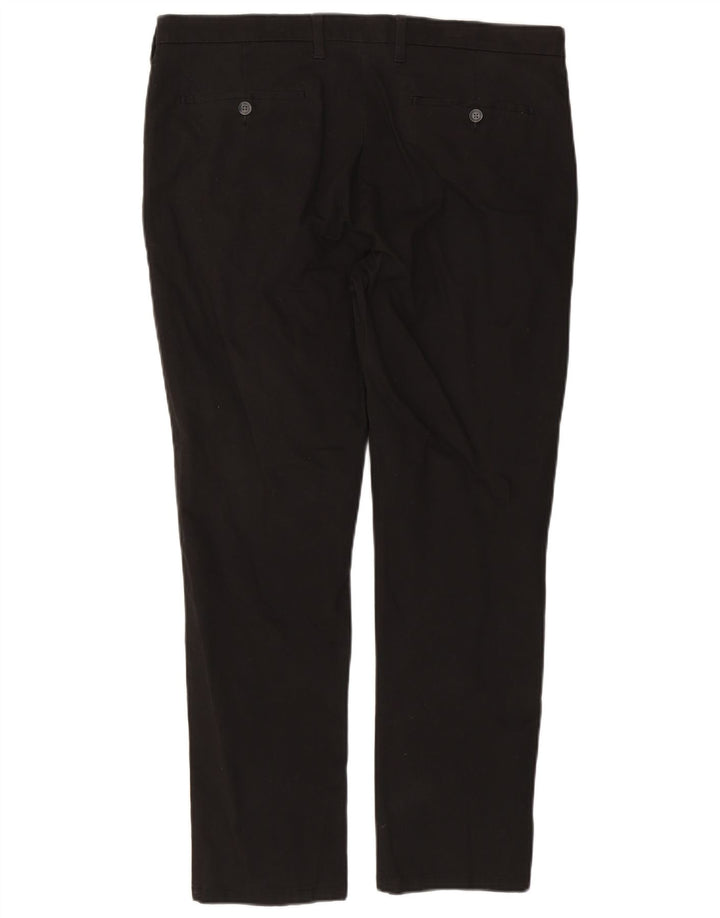 Marks & Spencer Pantalones chinos ajustados para hombre W38 L29 Algodón negro
