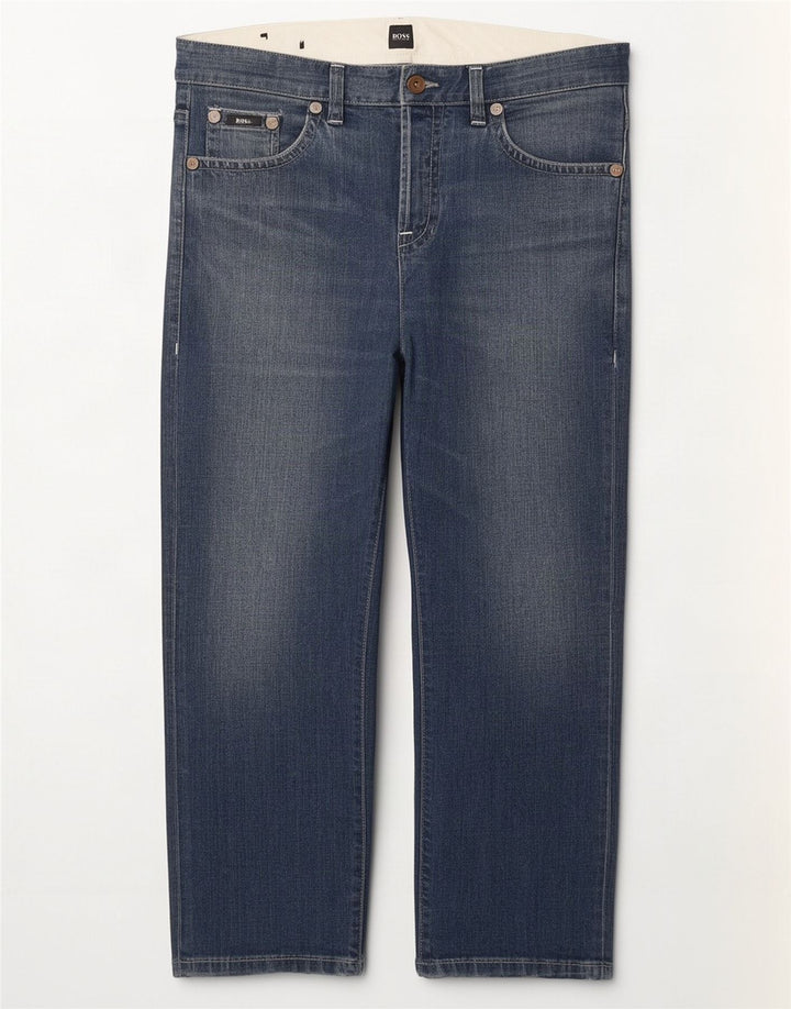 Vaqueros Hugo Boss Hombre Sueltos W36 L27 Azul