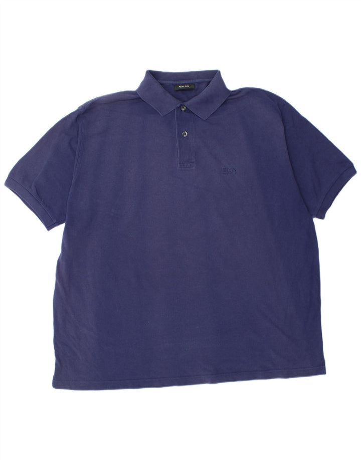 Polo HUGO BOSS para hombre 3XL Algodón azul marino
