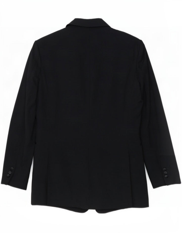 Pal Zileri Chaqueta tipo blazer con doble botonadura para hombre IT 50 Large Lana virgen negra