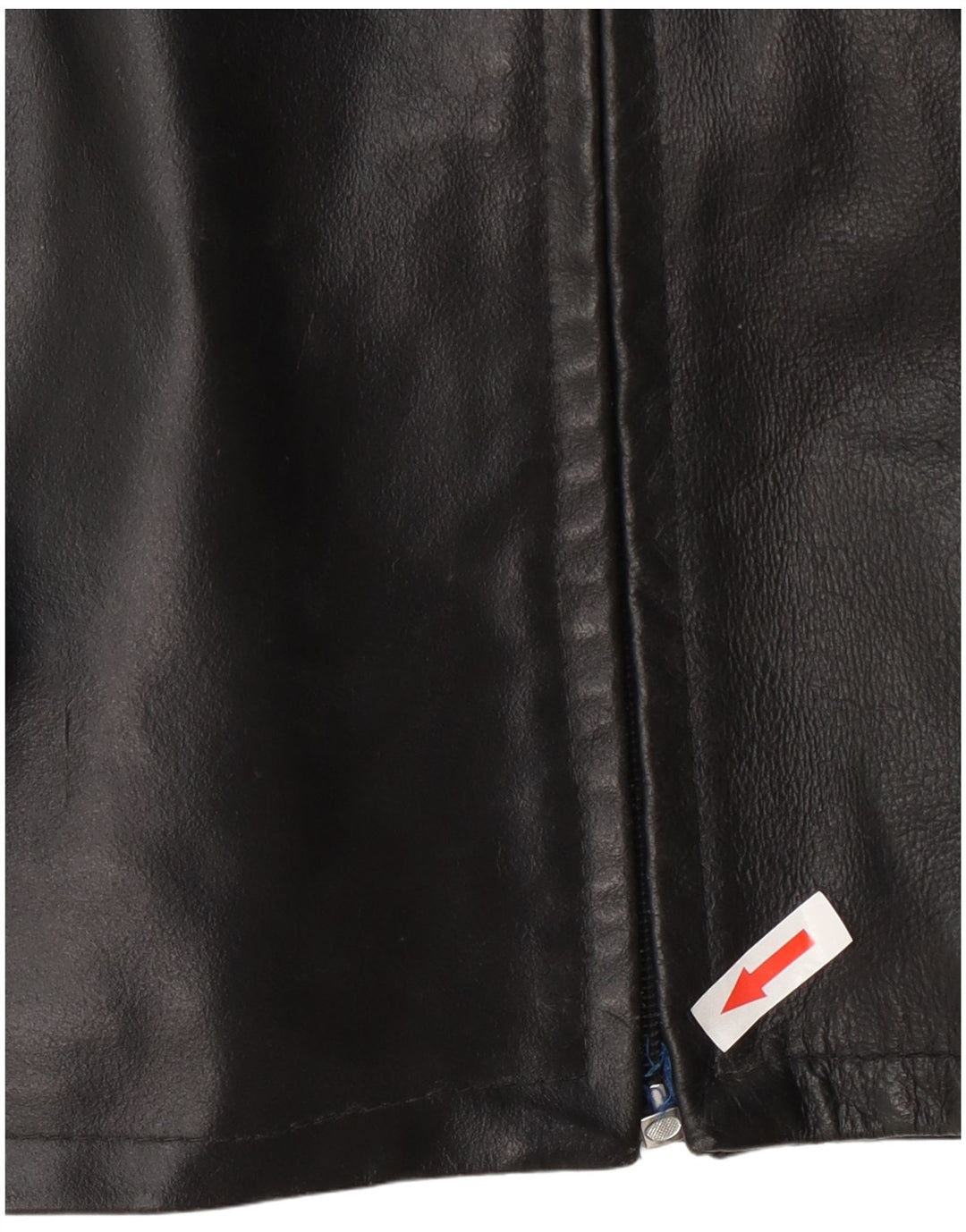 Vintage hombres chaqueta de cuero Reino Unido 40 grande negro