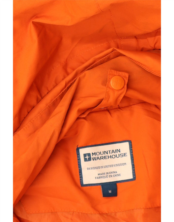 Chaqueta impermeable con capucha para hombre Mountain Warehouse ES 38 Poliéster naranja medio