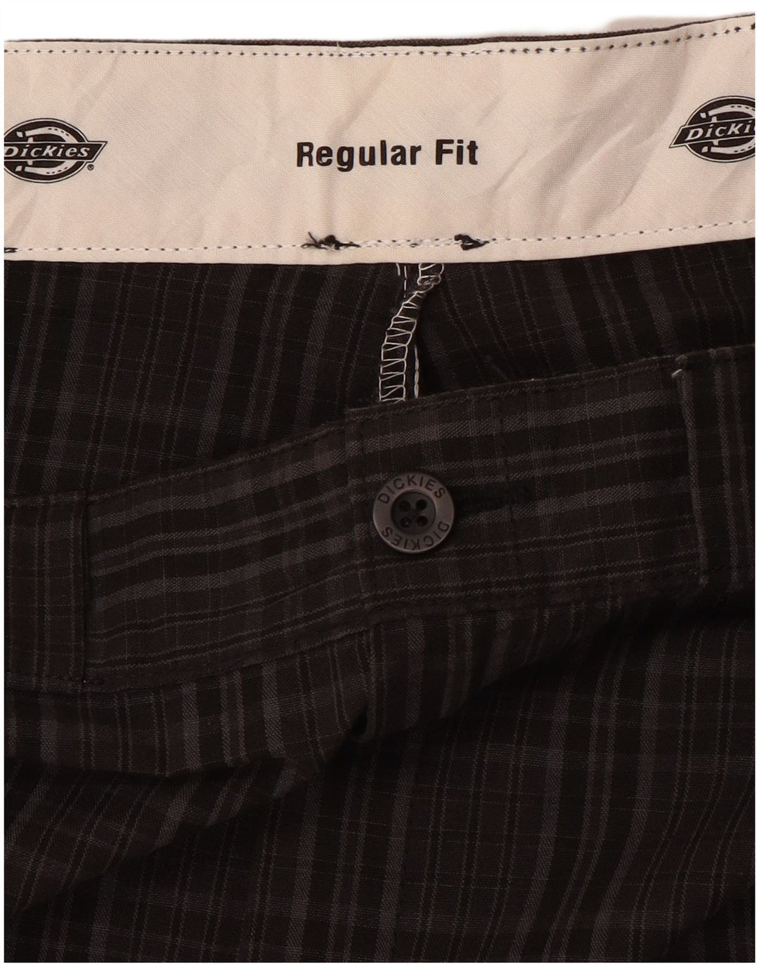 Dickies Pantalones cortos cargo de corte regular para hombre W46 3XL Marrón a cuadros
