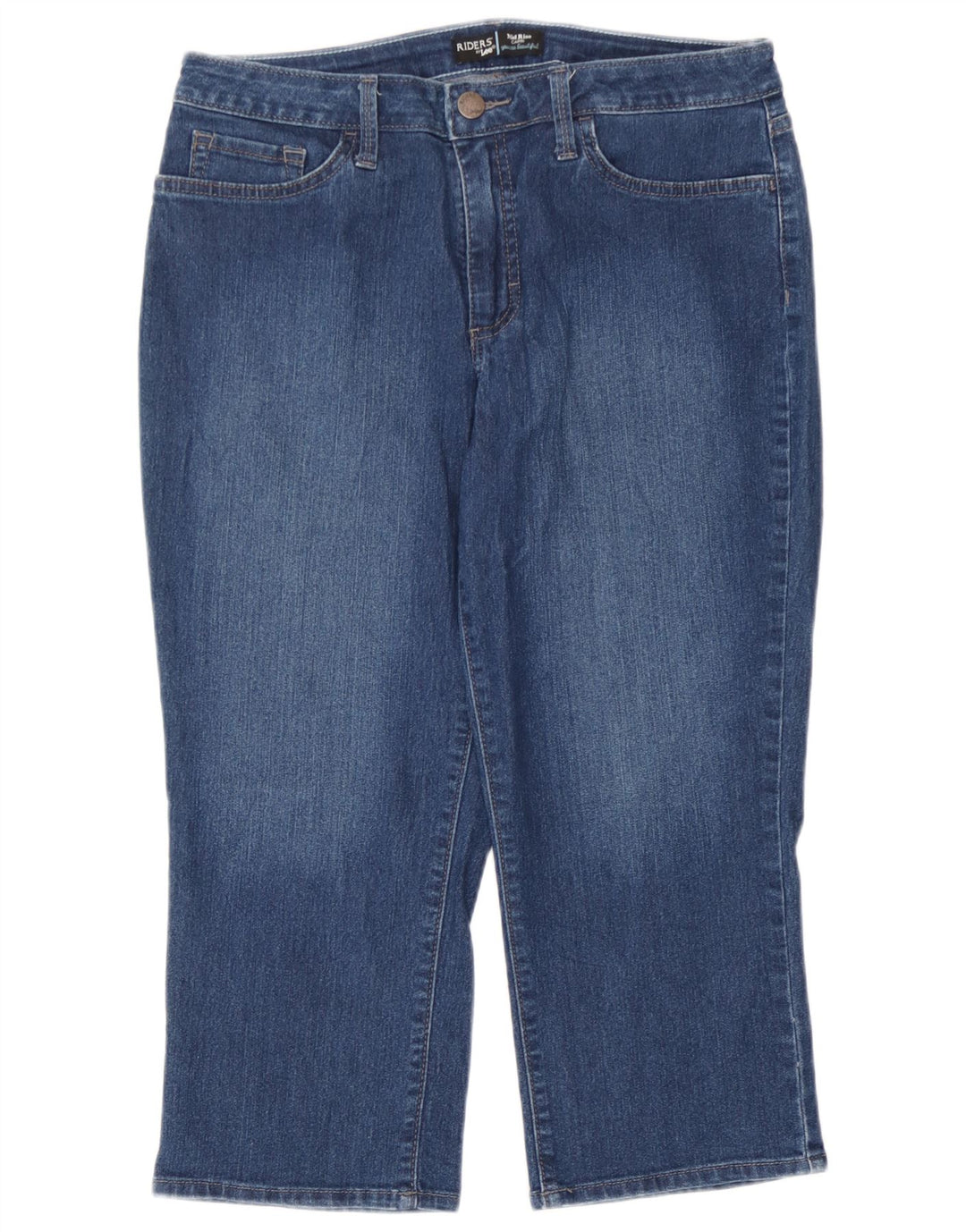 Vaqueros Capri De Tiro Medio Para Mujer Lee W32 L21 Azul