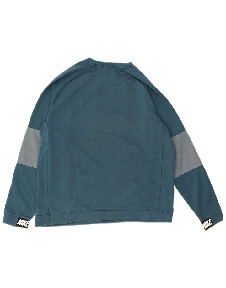 Nike - Sudadera tipo jersey para hombre, talla grande, color azul
