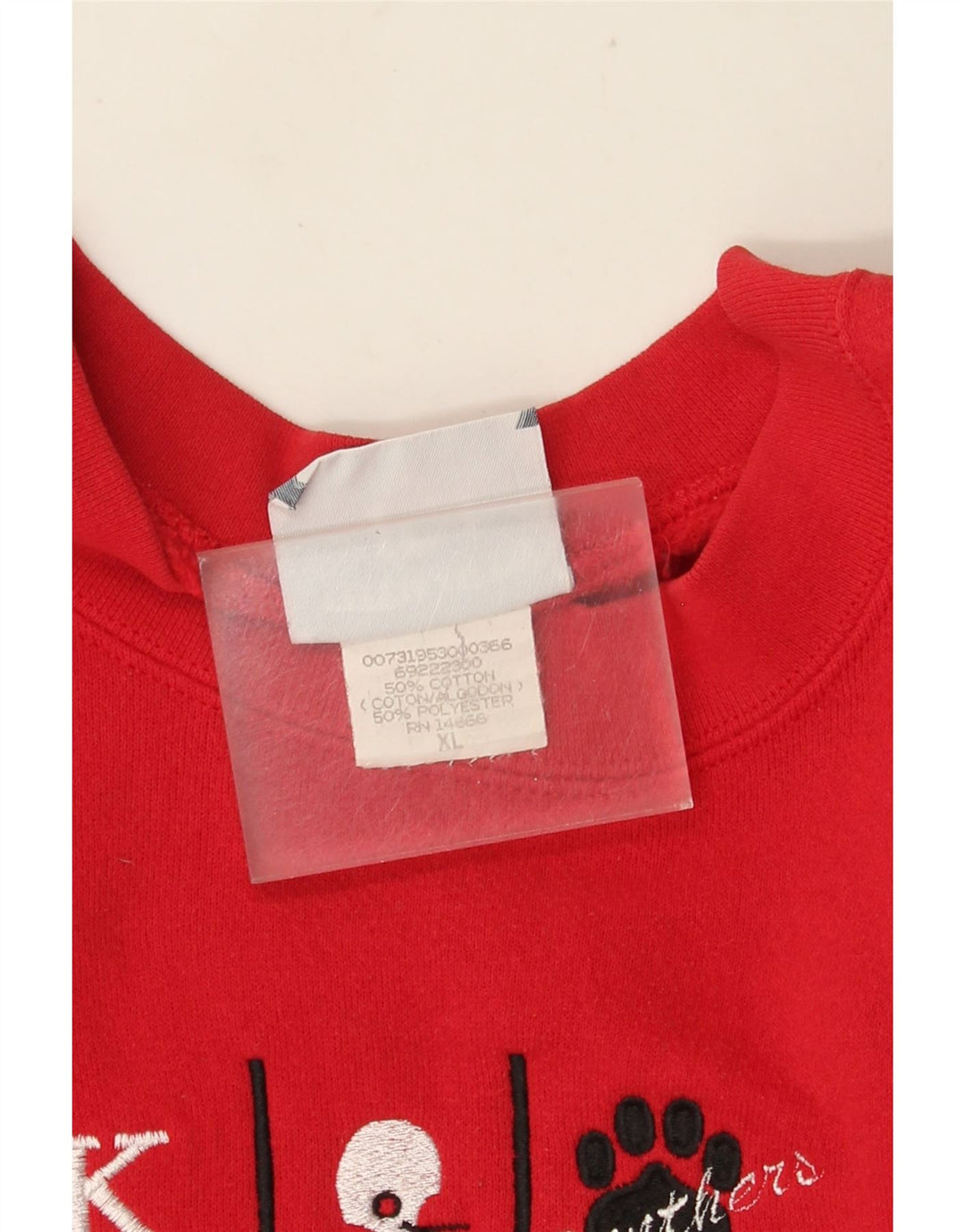 Lee Hombre Sudadera Gráfica Jumper XL Algodón Rojo