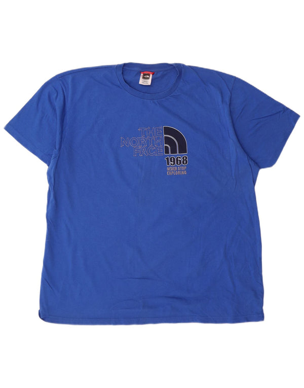 The North Face Camiseta gráfica para hombre Top 2XL Algodón azul