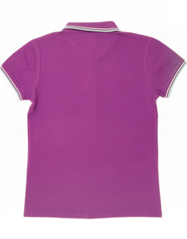 Diadora Polo Mujer UK 40 Mediano Púrpura Algodón