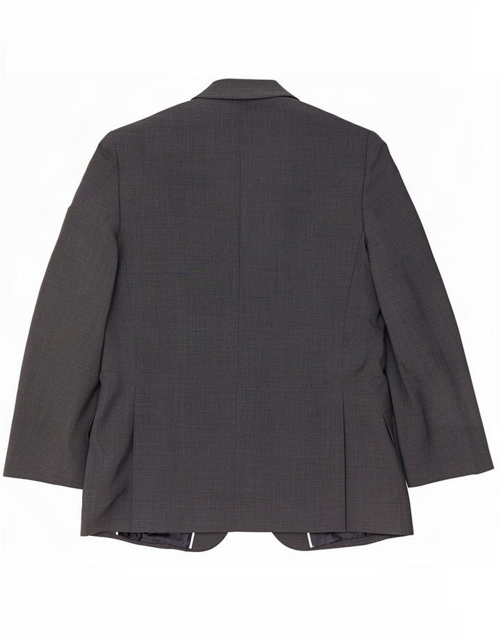 Marks & Spencer Chaqueta tipo blazer con 2 botones para hombre, talla 38, color gris medio