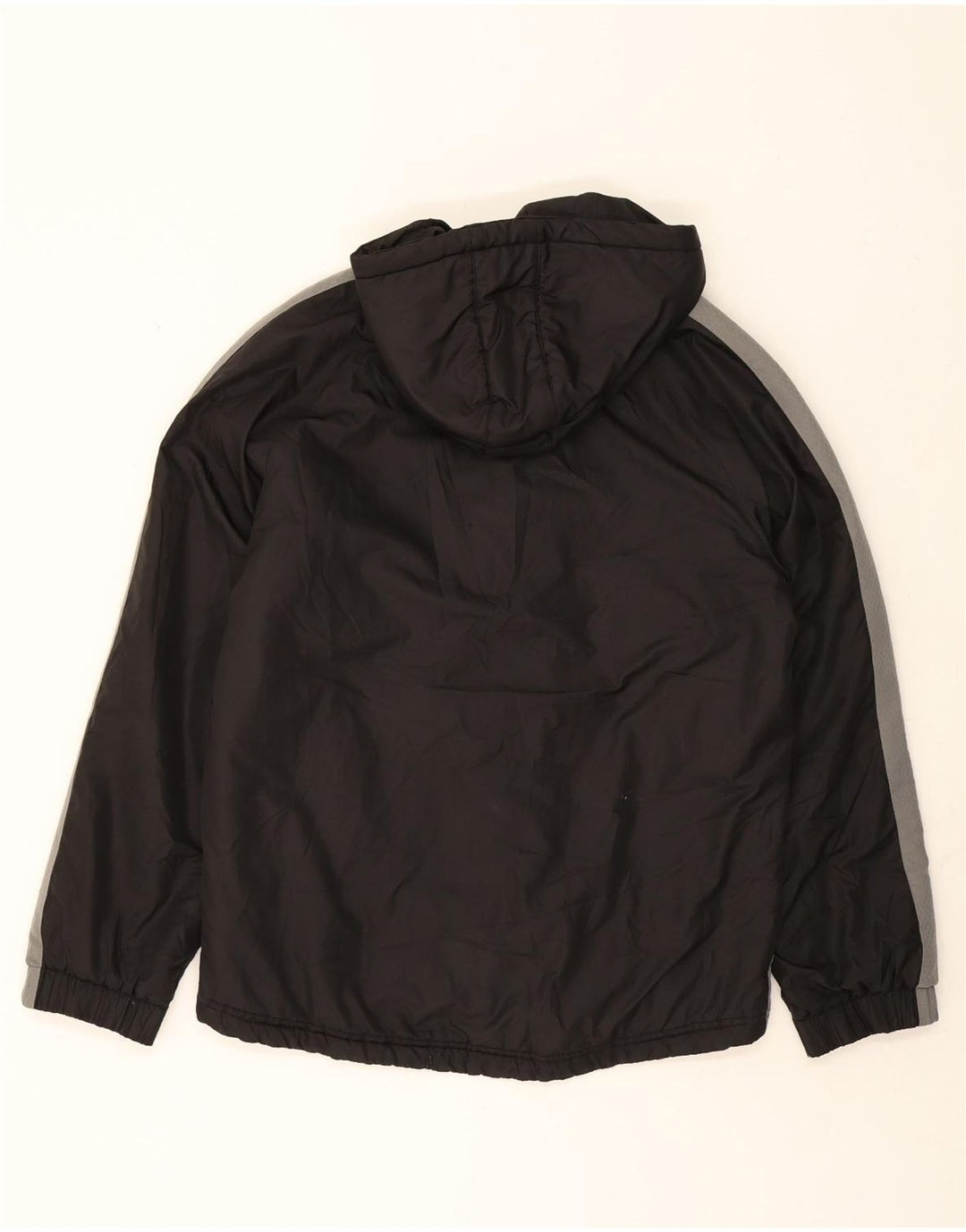 PUMA Mens Hooded Windbreaker Jacket UK 38 Medium Black Colourblock Vintage Puma and Second-Hand Puma from Messina Hembry 