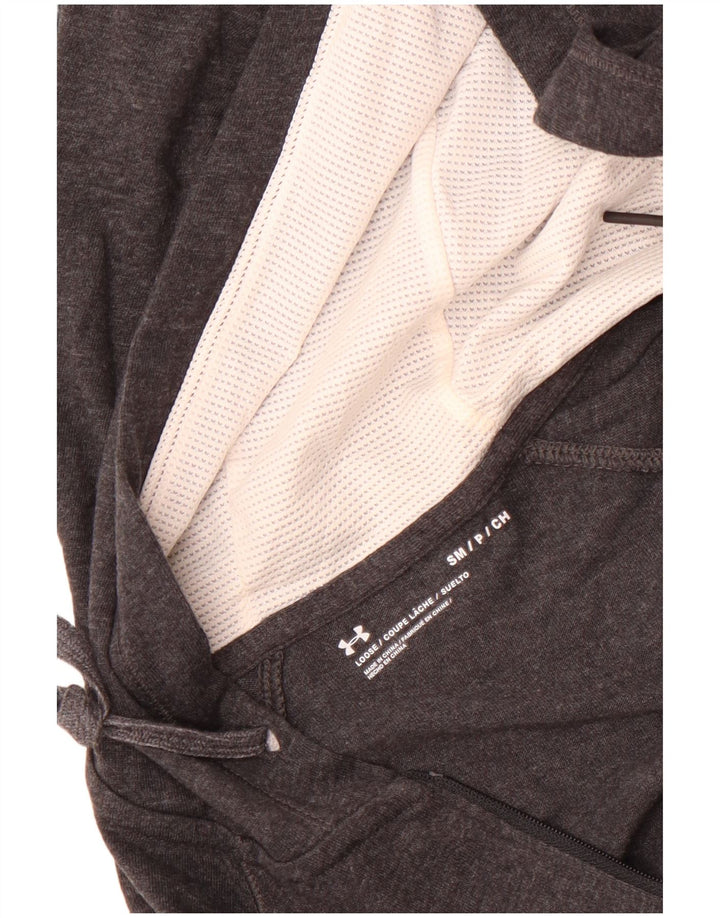 Under Armour Sudadera con capucha y cremallera para mujer UK 10 Small Grey
