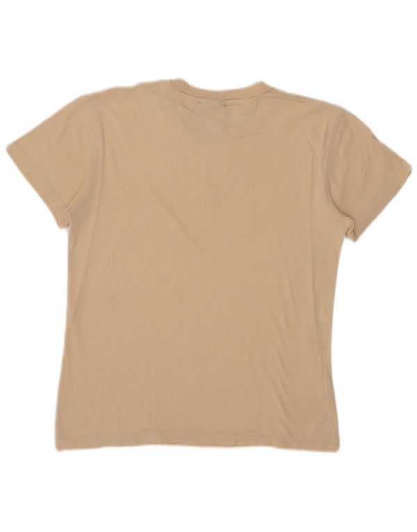 Adidas Camiseta gráfica para mujer Top UK 10 Small Beige