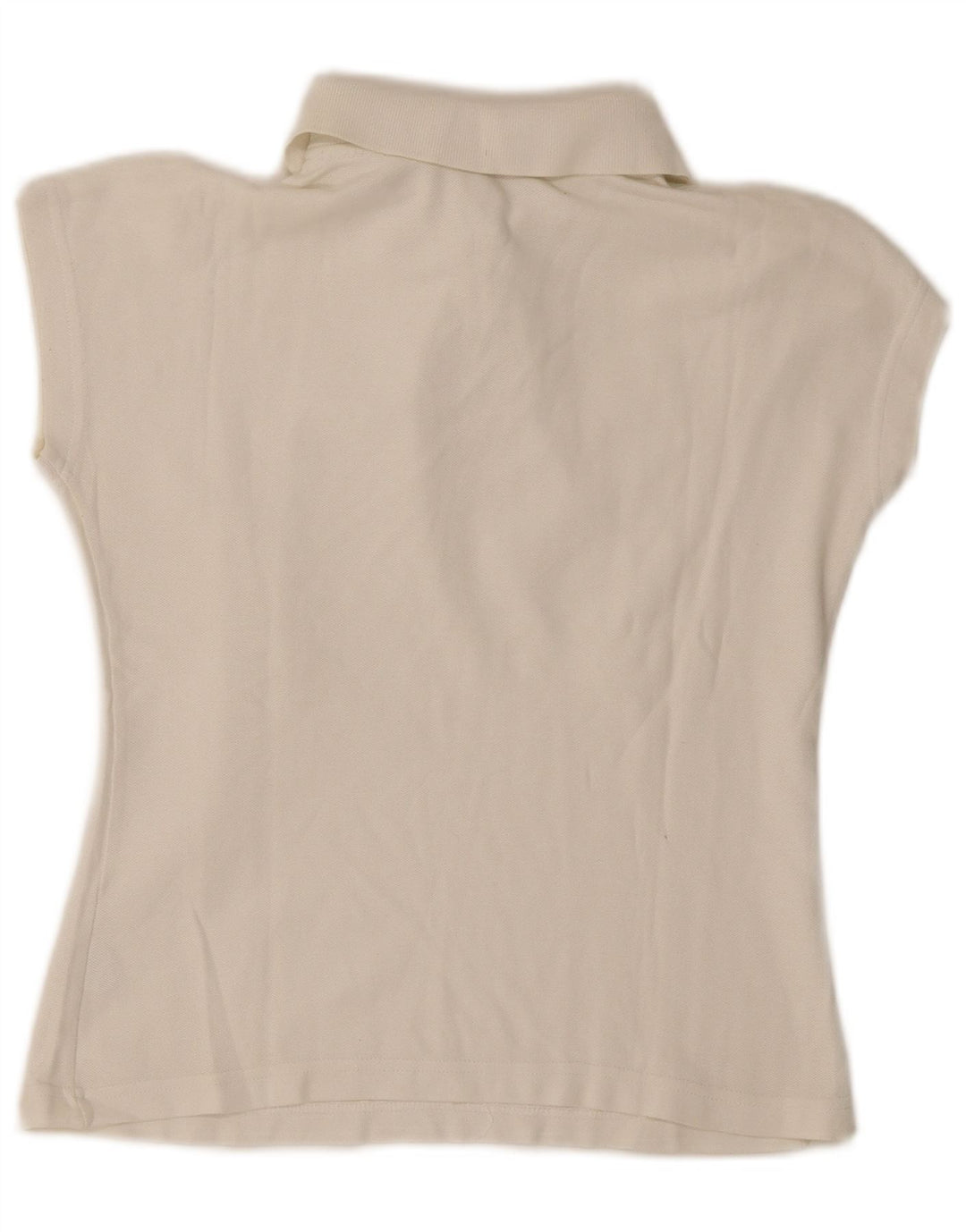 Fila Polo corto para mujer US 8 mediano algodón blanco