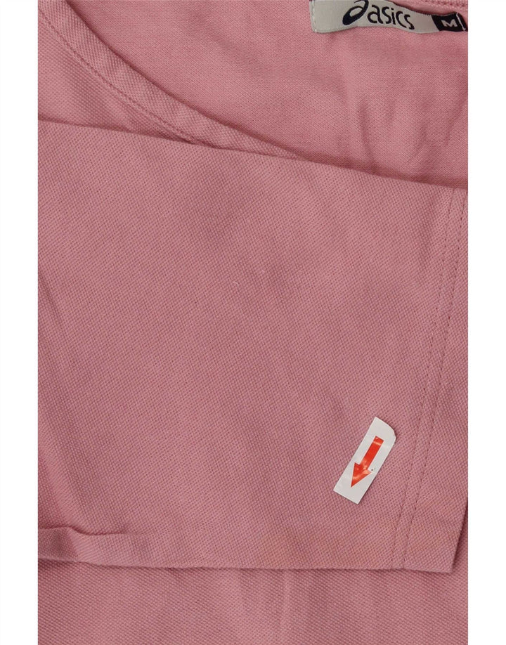 Asics Top Mujer Manga 3/4 UK 12 Algodón Rosa Medio