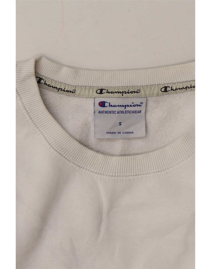 Champion Sudadera Gráfica para Hombre Jersey Pequeño De Algodón Blanco
