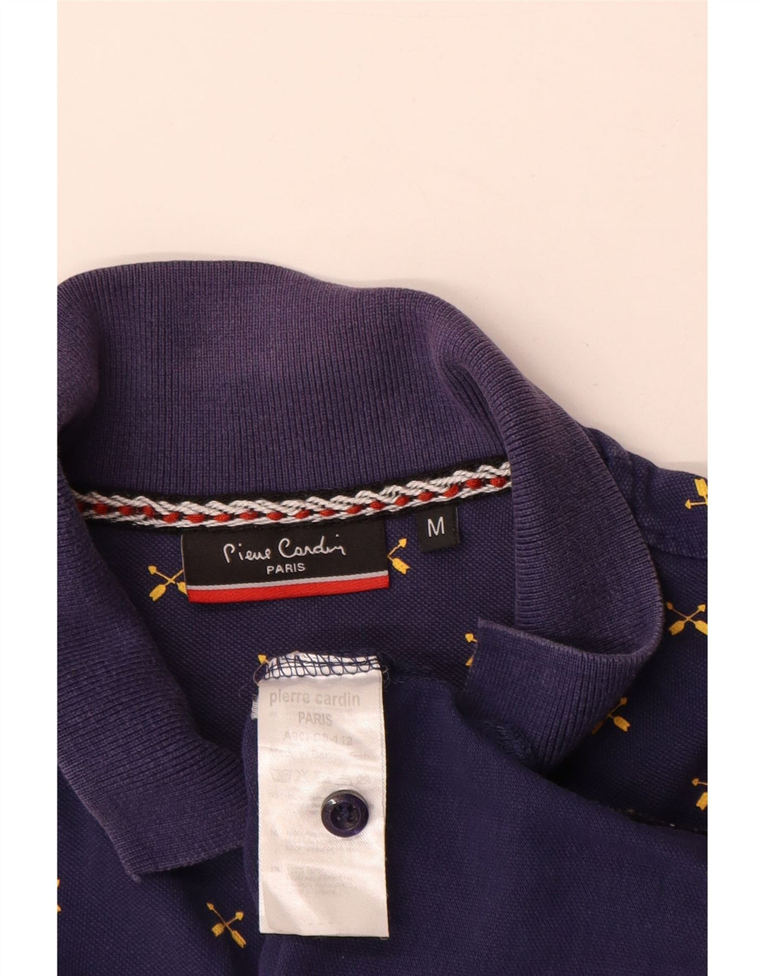 Pierre Cardin Polo Gráfico Hombre Algodón Gris Medio