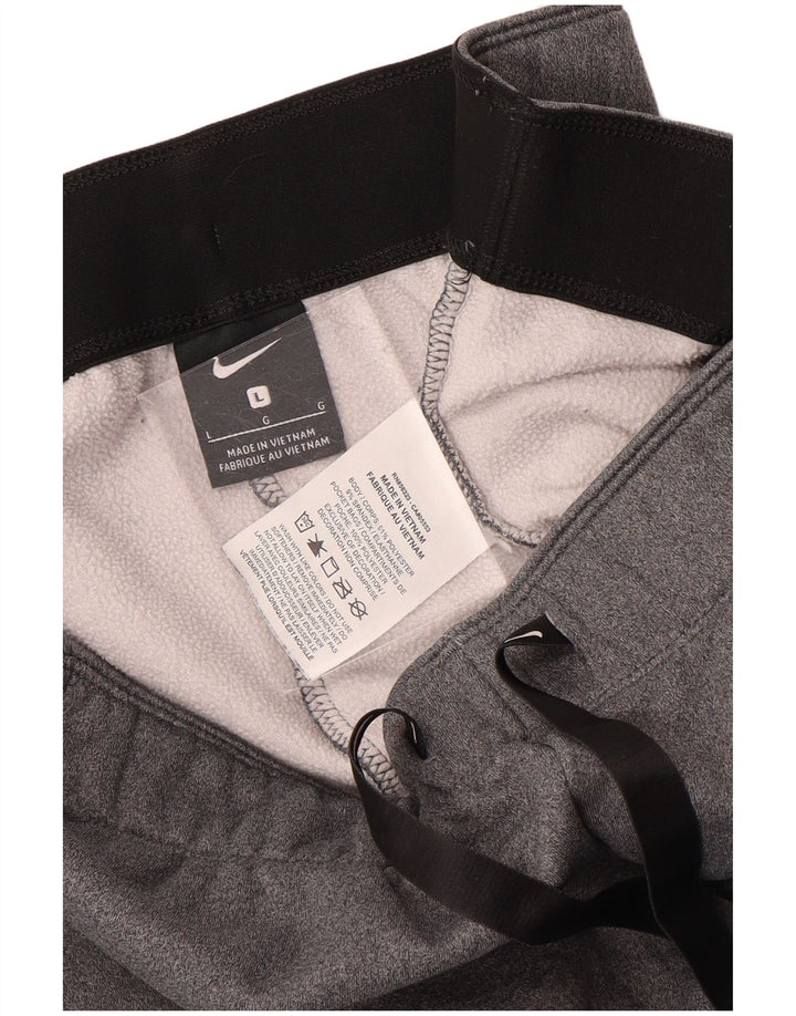 Nike - Pantalones de chándal para mujer, talla 40, poliéster gris grande