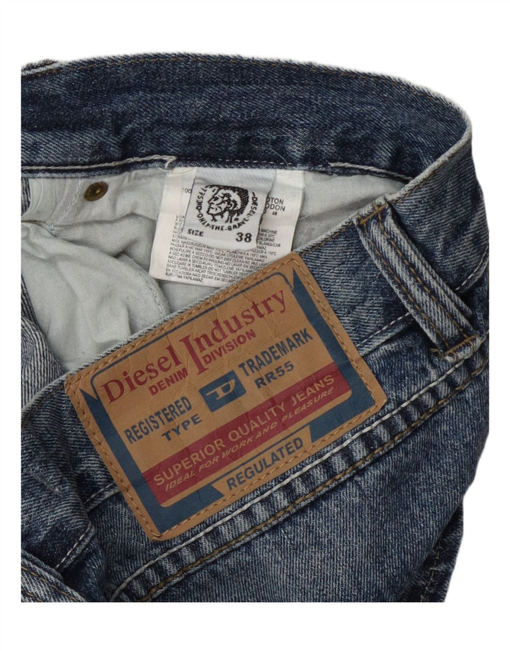 Diesel Pantalones cortos de mezclilla desgastados para hombre W38 XL Algodón azul