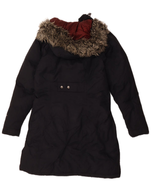 The North Face Abrigo acolchado con capucha y ajuste holgado para mujer UK 6 XS Azul marino Nylon