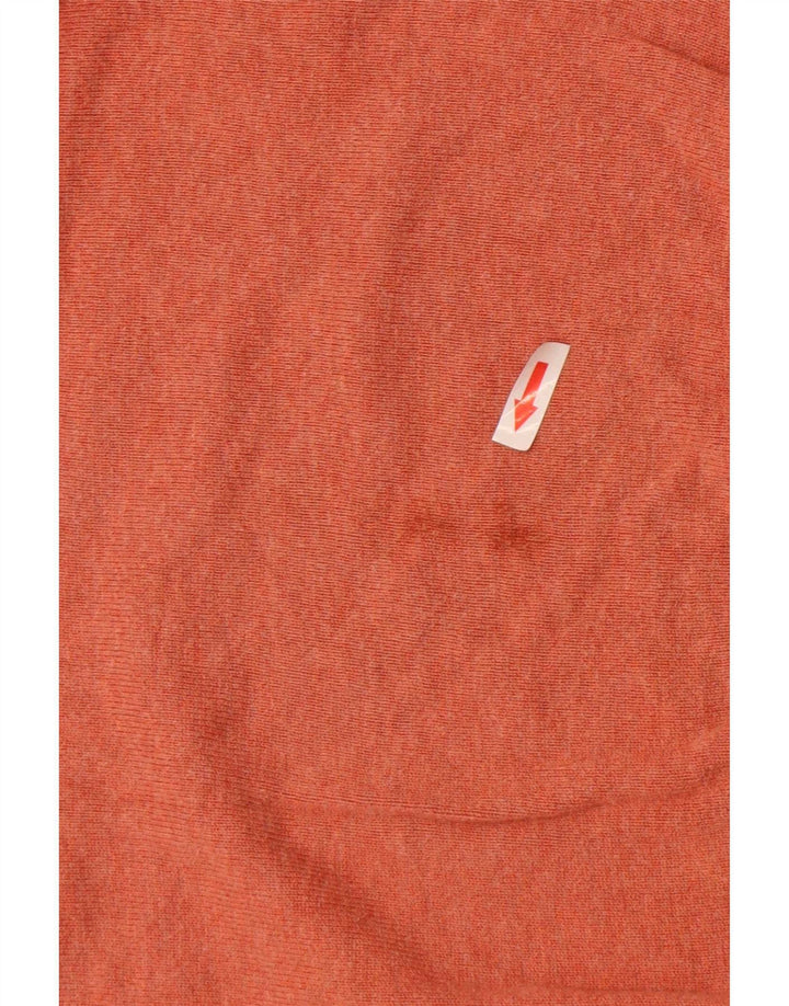 Marks & Spencer Jersey de Cuello Redondo para Hombre XL Algodón Naranja