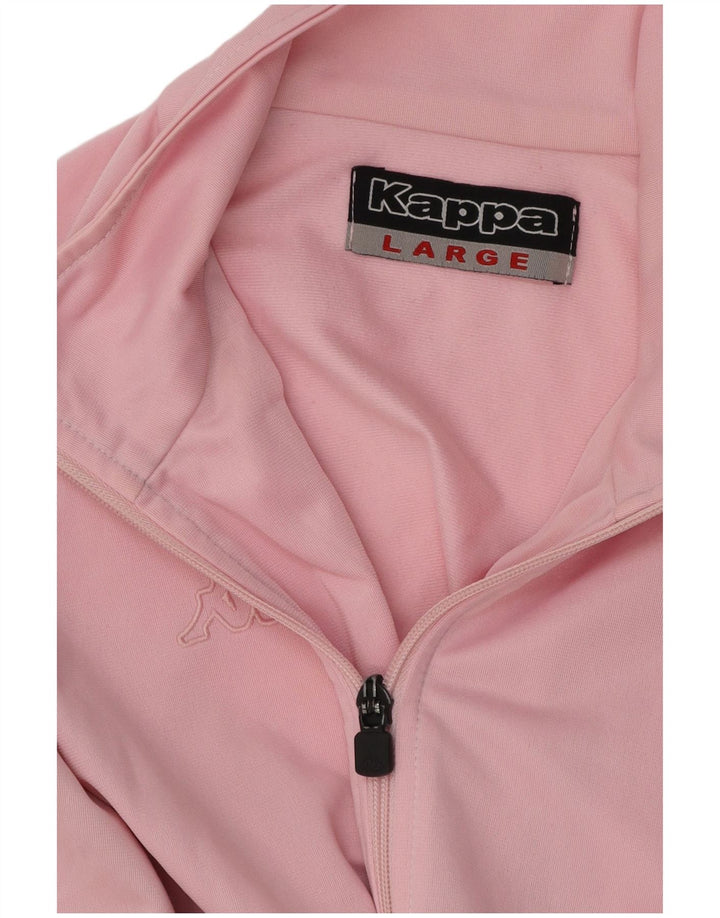 KAPPA Chaqueta de chándal para mujer, talla 40, talla grande, color rosa