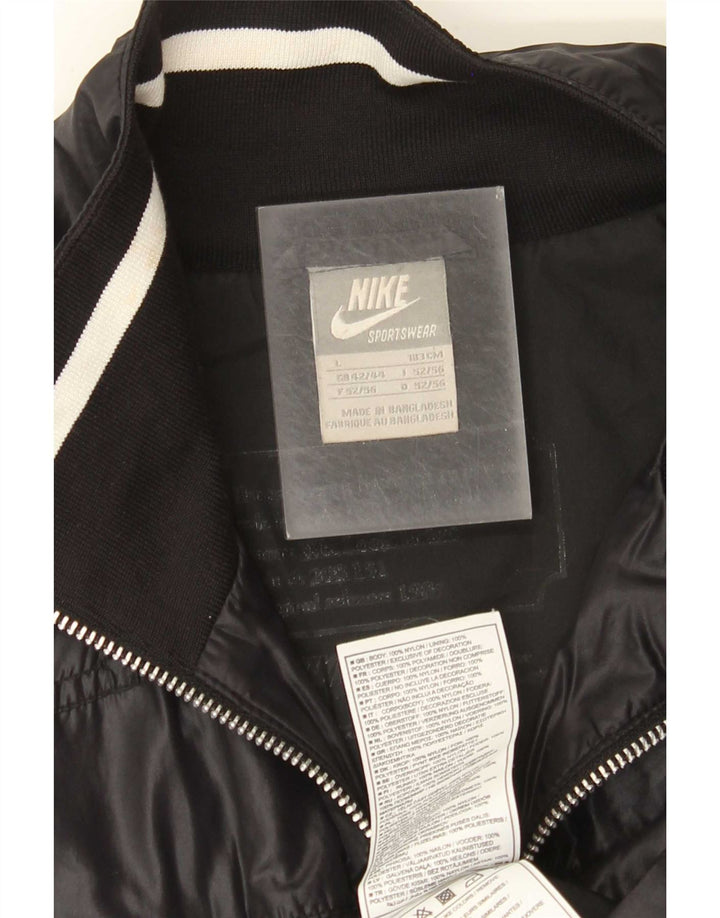 Nike - Chaqueta de chándal para hombre, talla grande, nailon negro