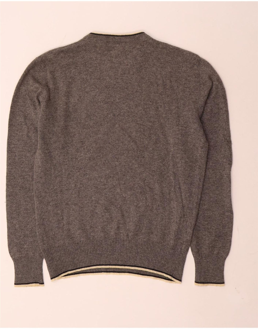 Jersey Con Cuello Redondo Y Gráfico De Hombre North Sails De Lana Moteada Gris Medio