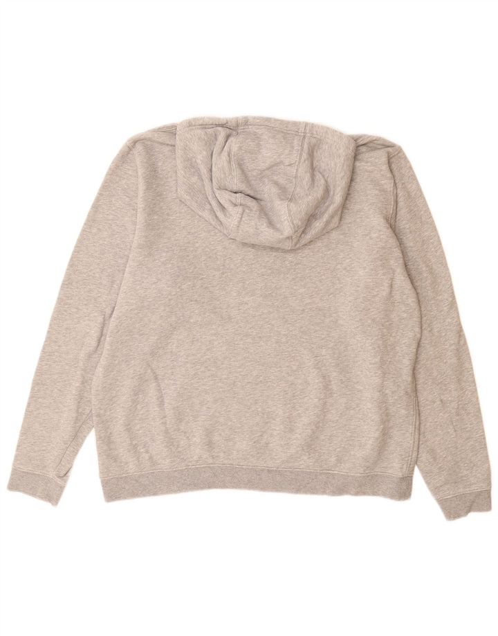 NIKE Moeller Graphic Sudadera con capucha para hombre, talla grande, algodón gris